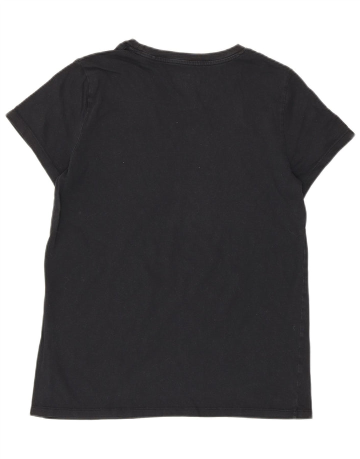 LEVI'S Damen-T-Shirt mit Grafik, UK 10, Größe S, Schwarz