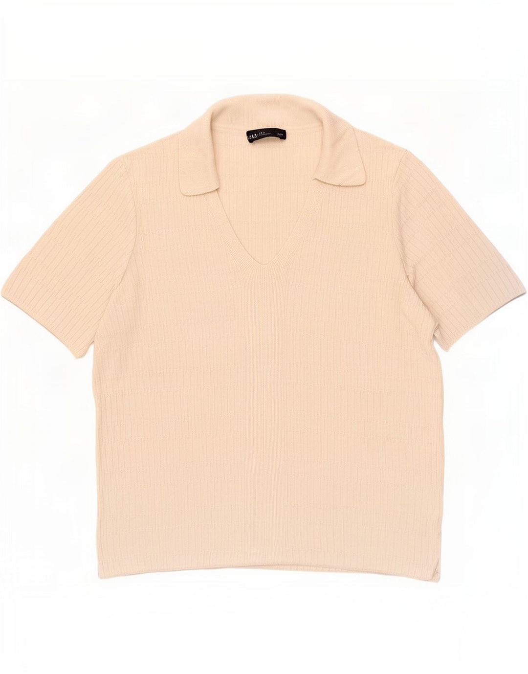 Marks & Spencer Damen Poloshirt UK 14 Mittelbeige Viskose