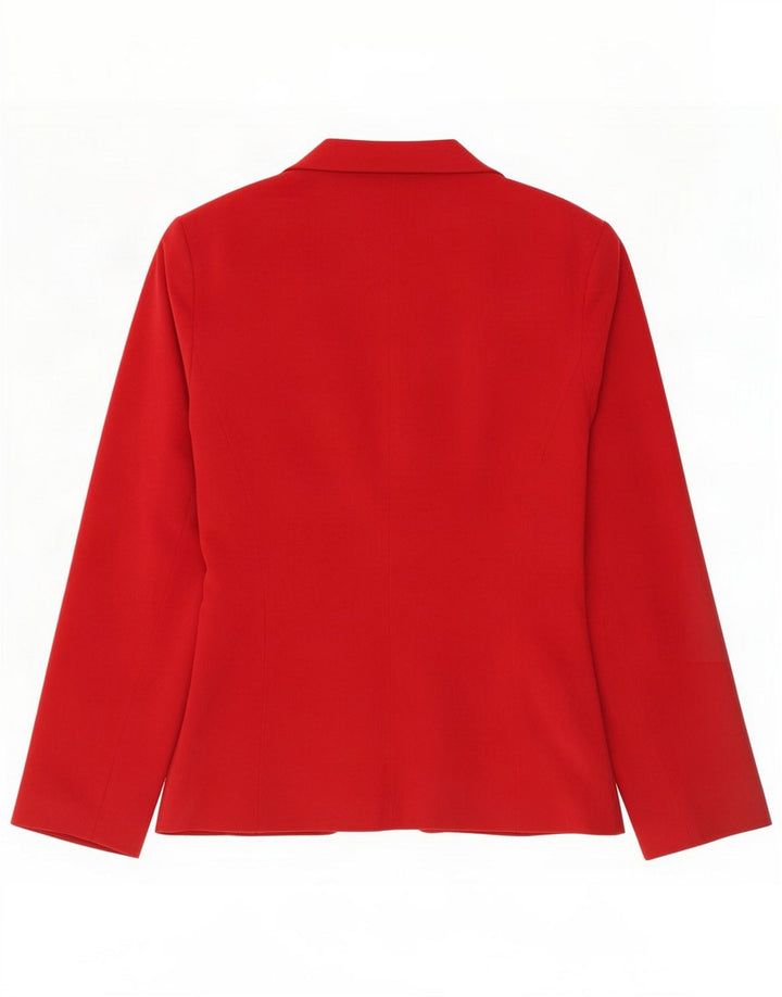 Etam Damen Blazerjacke UK 12 Mittelrotes Polyester