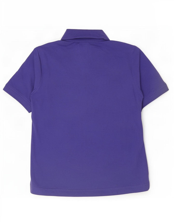 Kappa Damen Poloshirt UK 12 Medium Lila Baumwolle