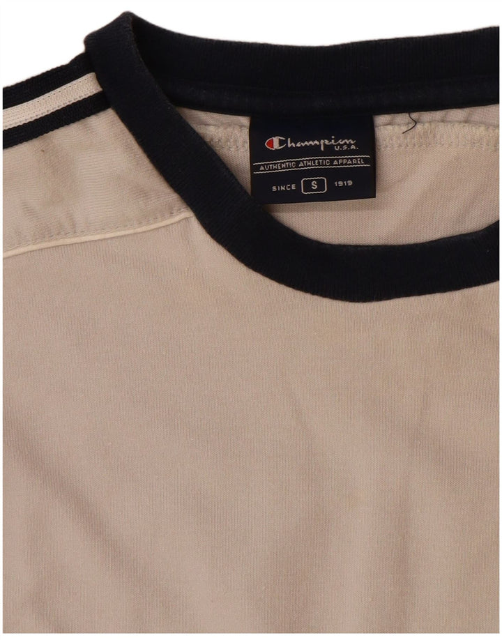 Champion Herren-T-Shirt mit Grafik, Größe S, Grau, Baumwolle