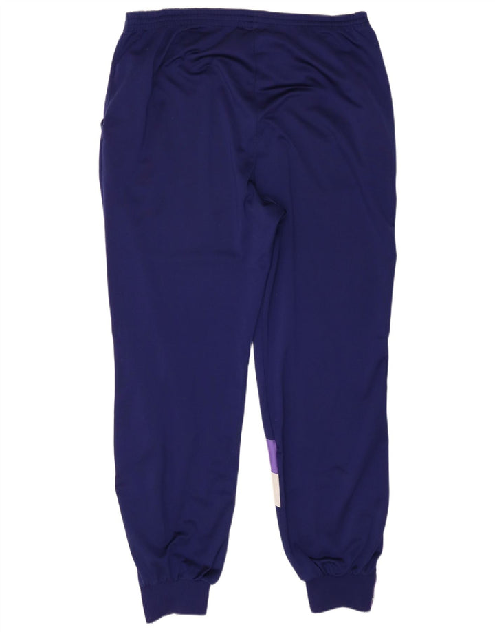 Kompletter Herren-Trainingsanzug mit Leopardenmuster, UK 46/48, XL, Marineblau, Farbblock-Polyester