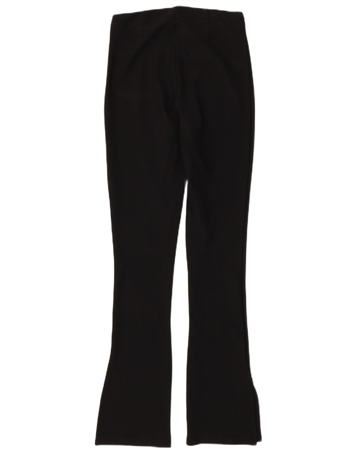 Zara Damen Flare Freizeithose Medium W28 L32 Schwarz