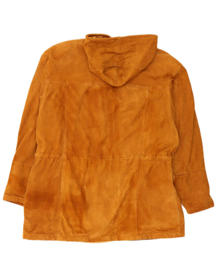 Umberto Olivieri Damen Wildlederjacke IT 44 Mittelbraun