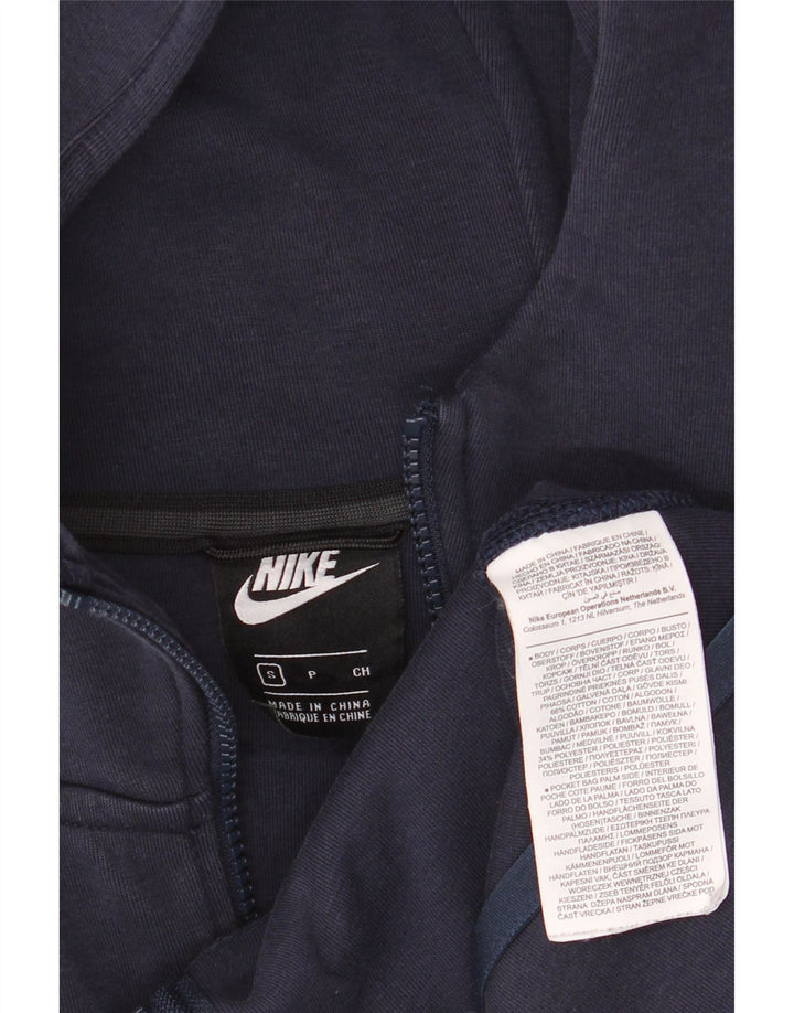 Nike Herren-Kapuzenpullover mit Reißverschluss, klein, marineblau, Baumwolle