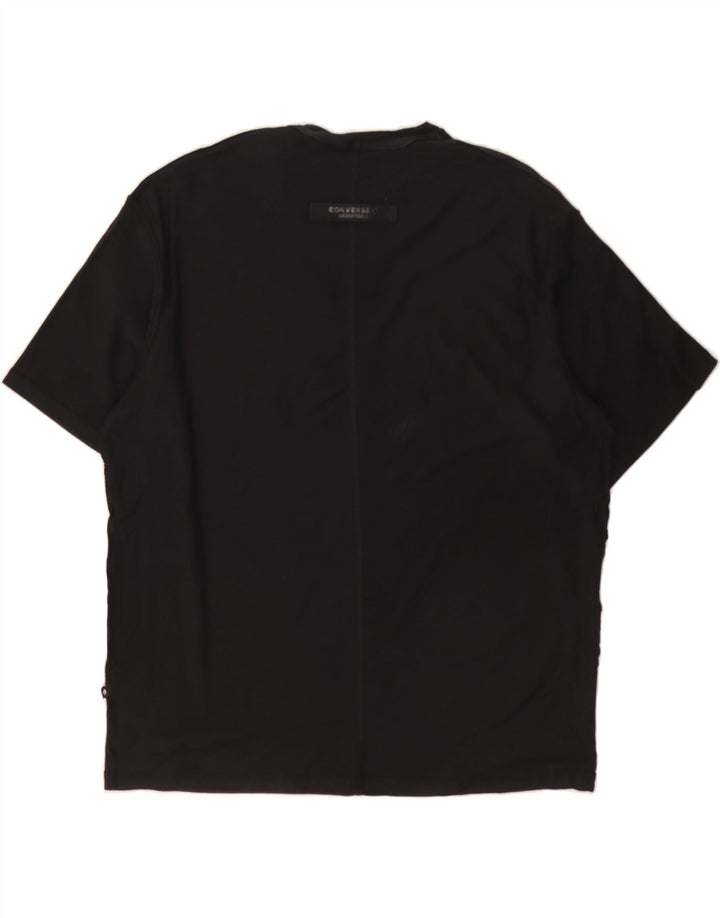 CONVERSE Mens Oversized T-Shirt Top Large Black Cotton Vintage Converse and Second-Hand Converse from Messina Hembry 