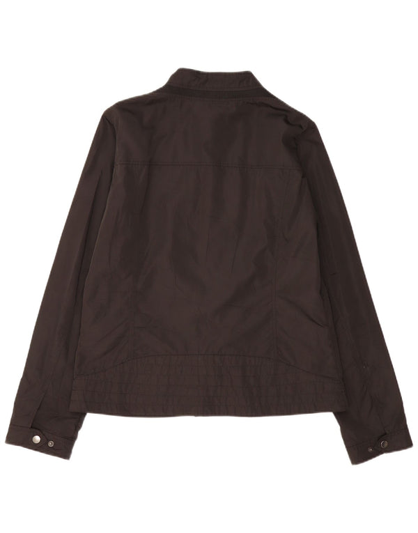 Geox Respira Damen Bomberjacke UK 14 Large Schwarz Polyester