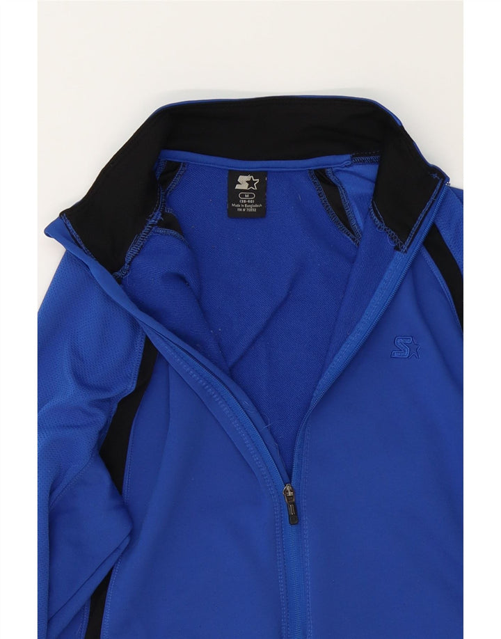 STARTER Mens Tracksuit Top Jacket UK 38/40 Medium Blue Polyester Vintage Starter and Second-Hand Starter from Messina Hembry 