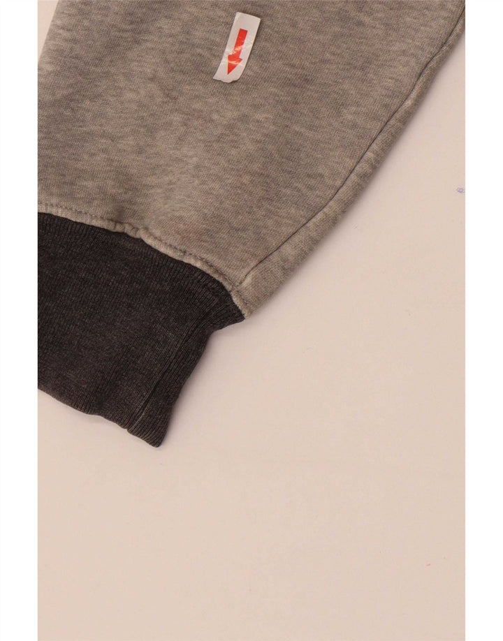 Champion Herren-Sweatshirt-Pullover, klein, Grau, Farbblock
