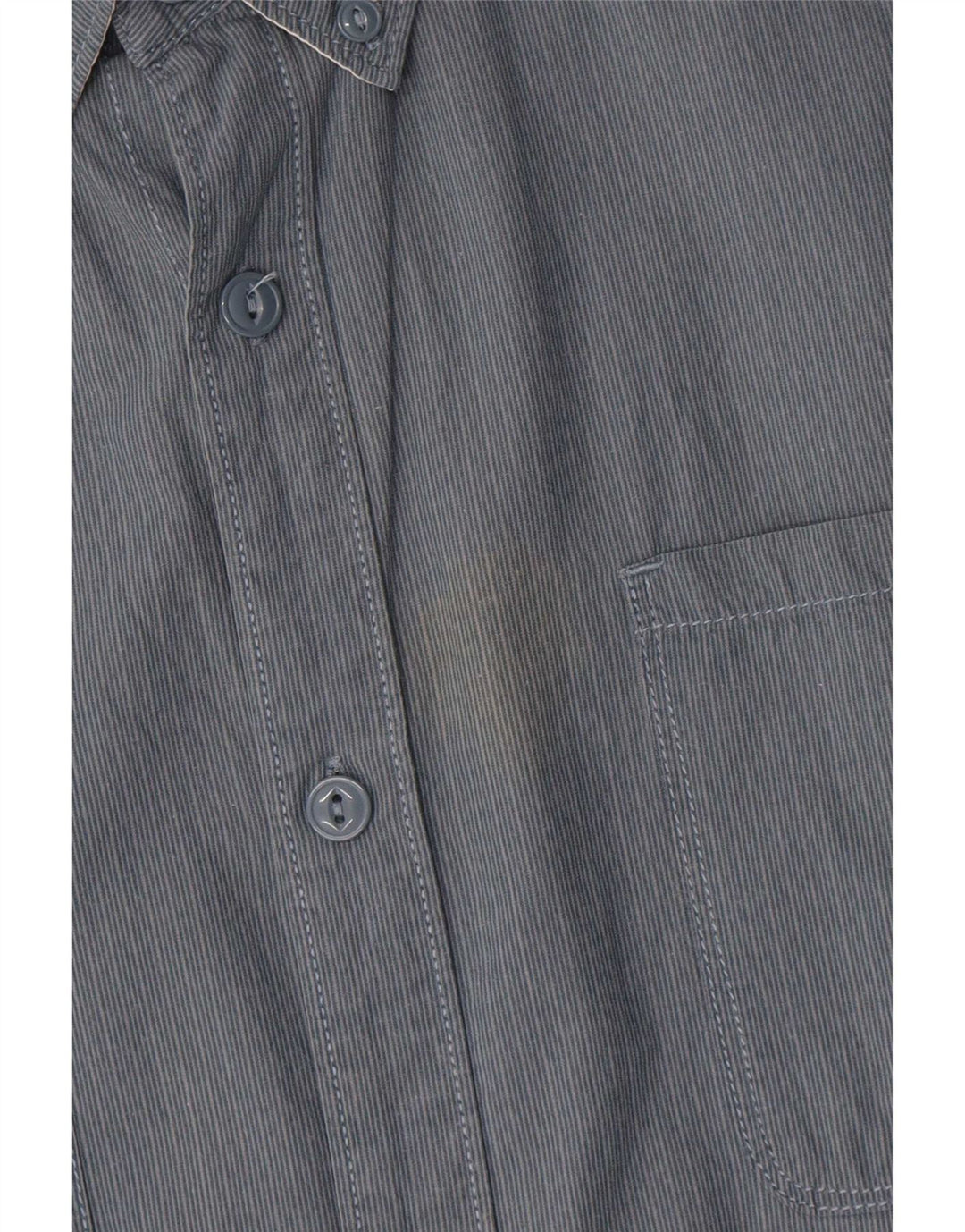 Levi's Herrenhemd XL grau gestreift aus Baumwolle