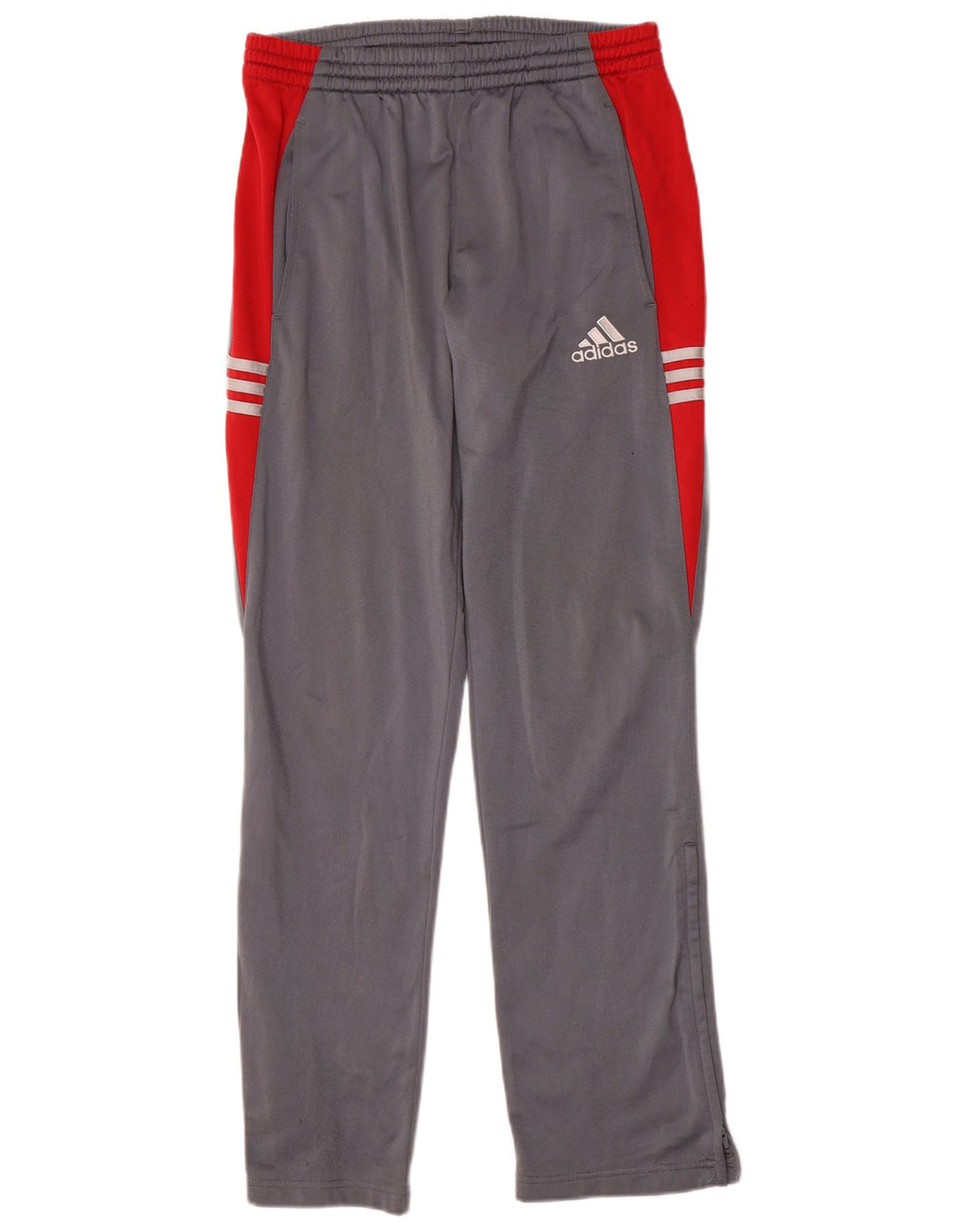 Adidas Herren-Trainingshose, klein, graues Colourblock-Polyester