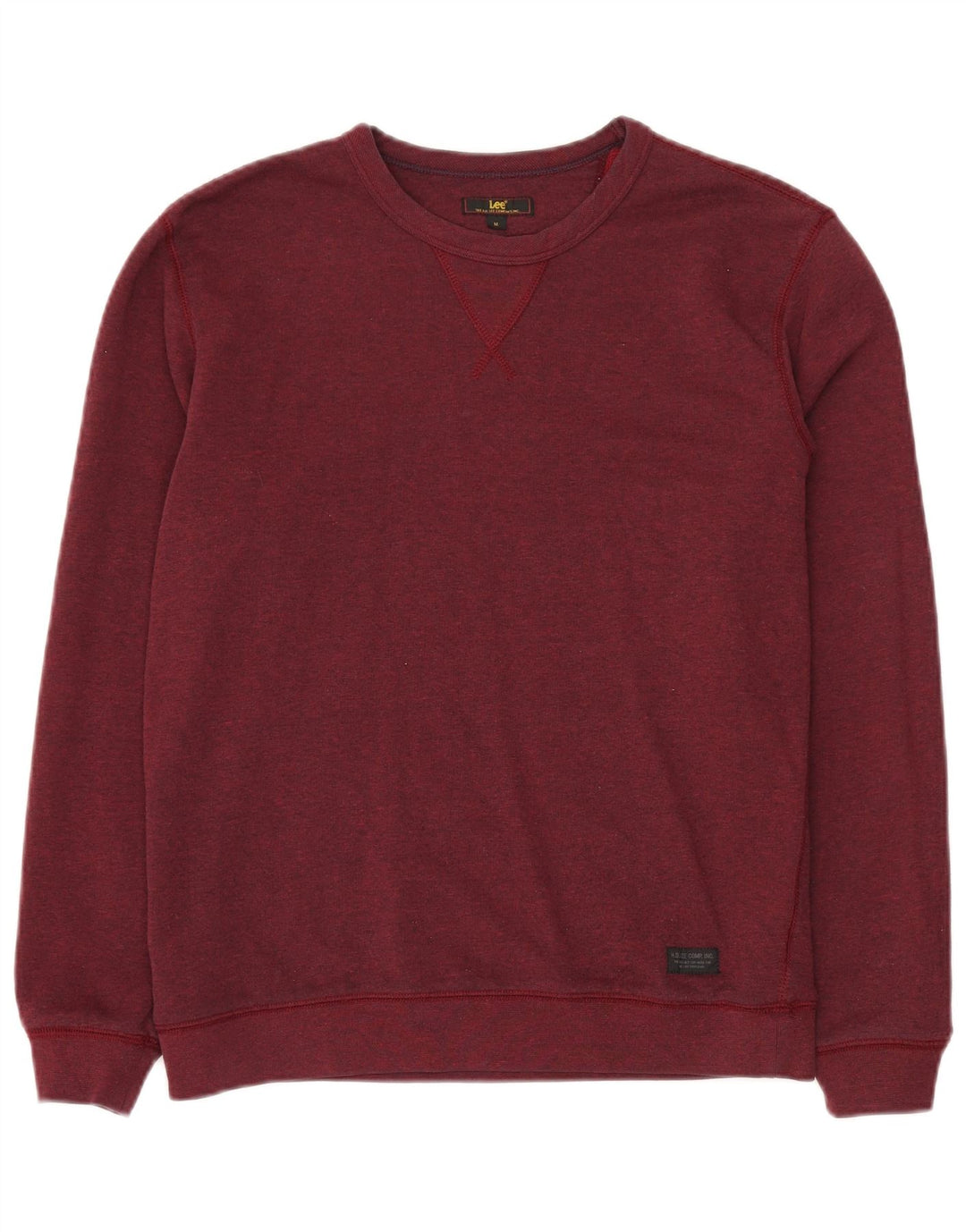 Lee Herren-Sweatshirt-Pullover, mittlere kastanienbraune Baumwolle