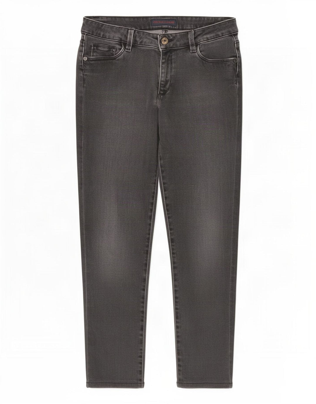 Trussardi Damen Slim Jeans W28 L23 Grau