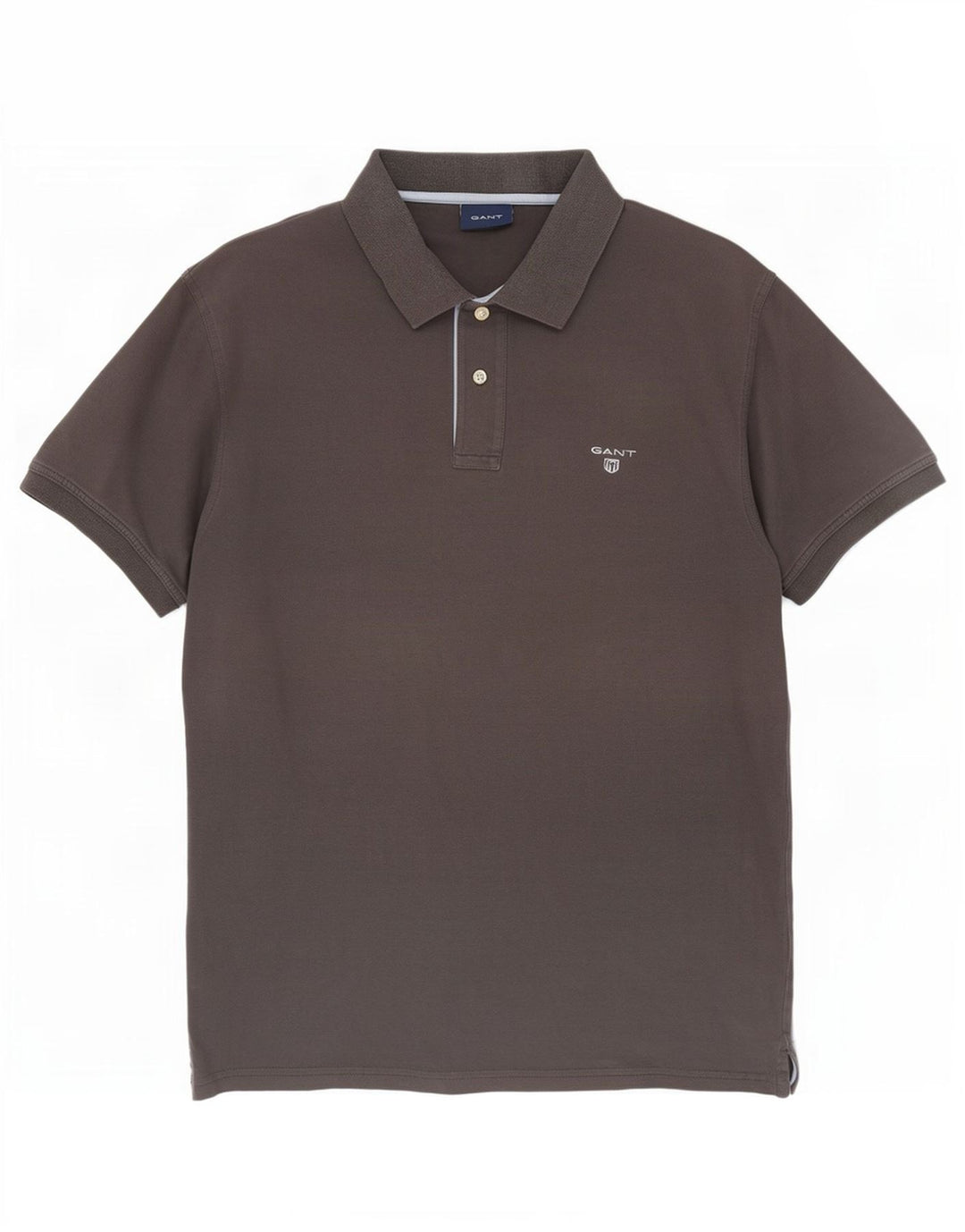 Gant Herren-Poloshirt, große graue Baumwolle