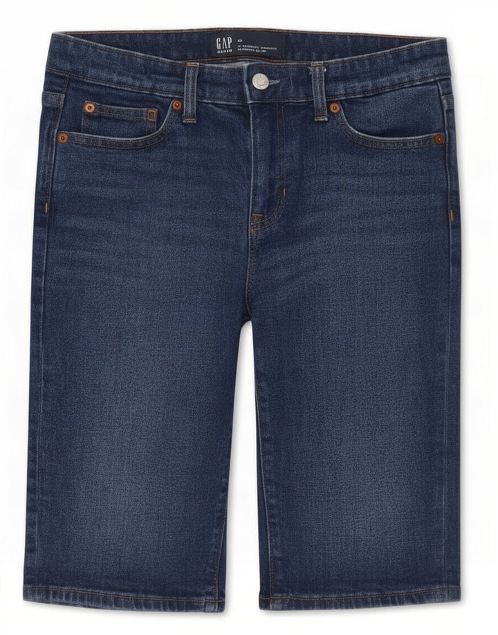 Gap Denim-Bermudashorts für Damen, W28, mittelblaue Baumwolle