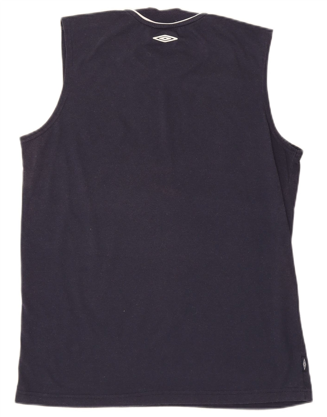 UMBRO Mens Vest Top Large Navy Blue Polyester