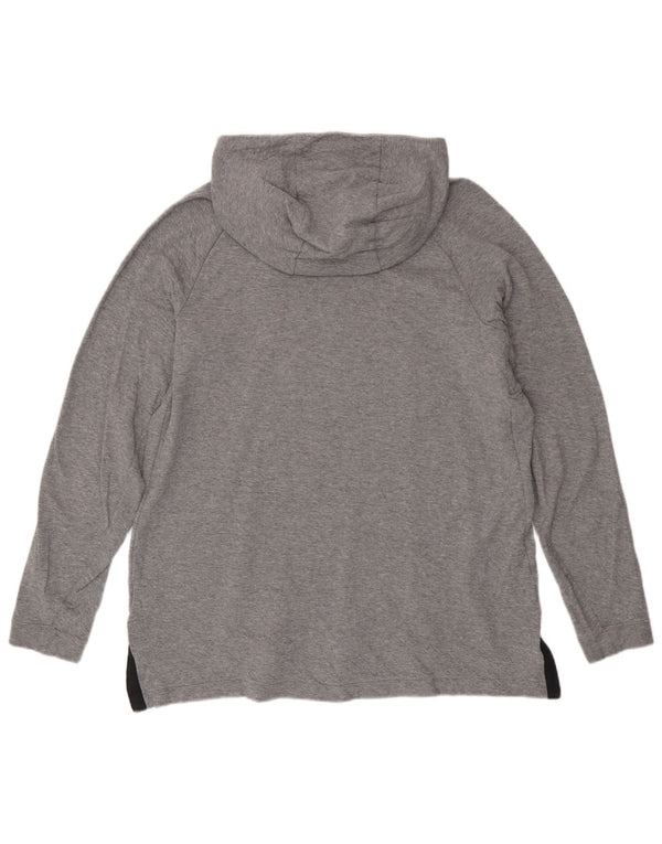 Nike Damen Kapuzenpullover UK 18 XL Grau
