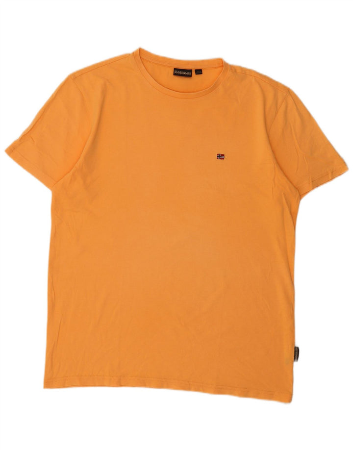 NAPAPIJRI Herren Geographic T-Shirt Top Large Orange