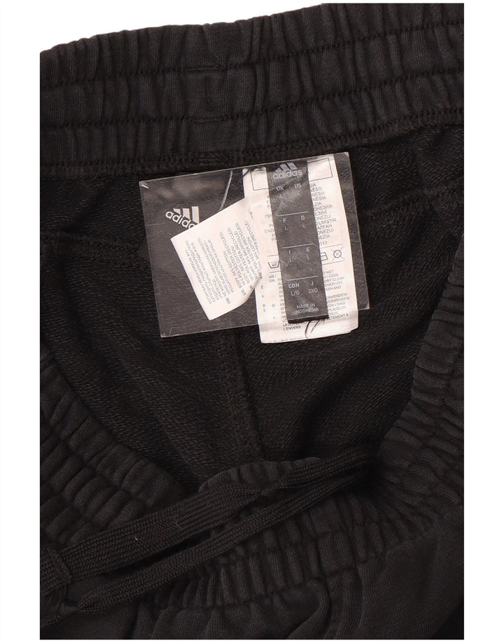Adidas Herren Grafik-Trainingshose, Jogginghose, Größe L, Schwarz