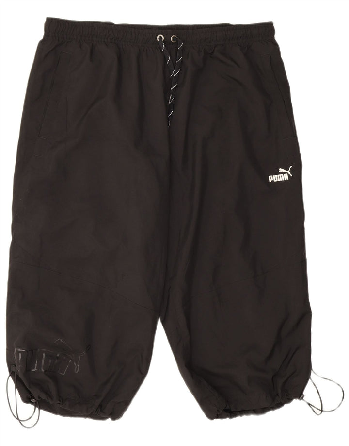 Puma Herren Graphic Bermuda Sport Shorts XL Schwarz Polyester