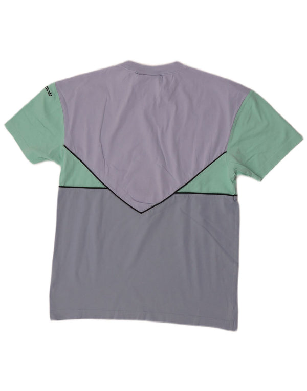 Adidas Mens Graphic T-Shirt Top Small Multicoloured Colourblock Cotton