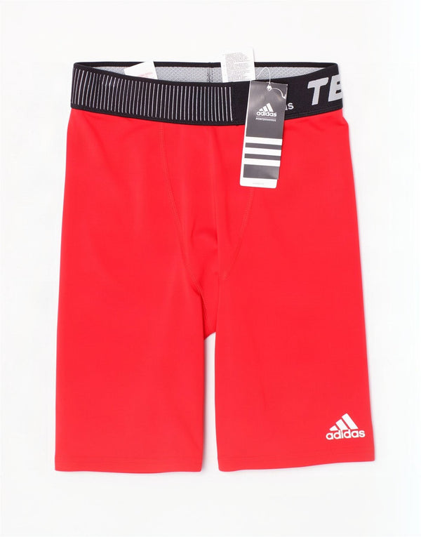 Adidas Jungen Climalite Graphic Sport Shorts 11–12 Jahre Rot Farbblock