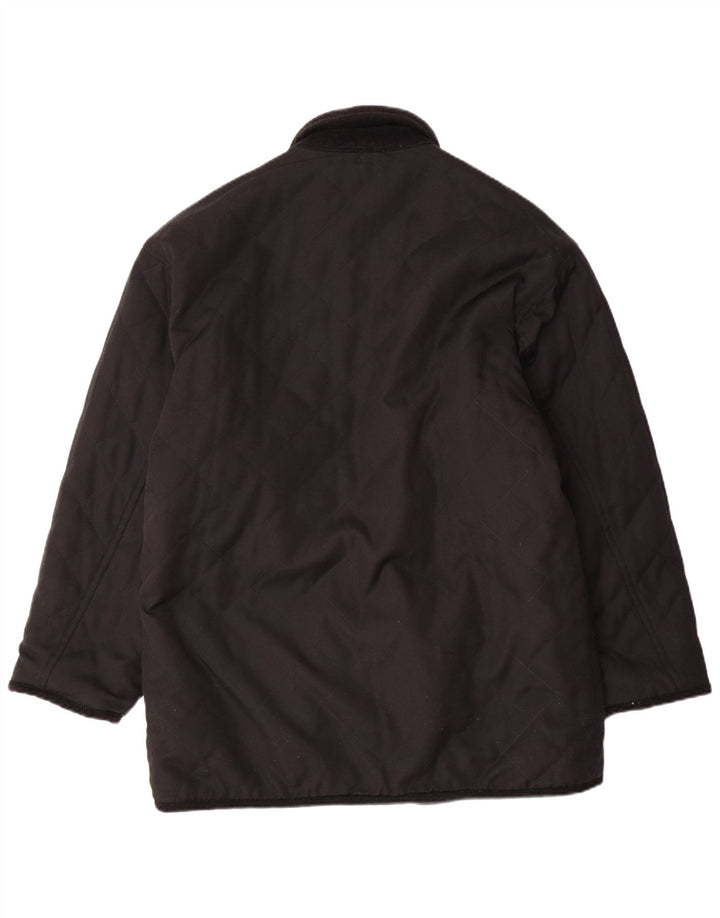 VINTAGE Herren-Fleecejacke mit Grafik, wendbar, UK 38, Mittelgrau, Fair Isle