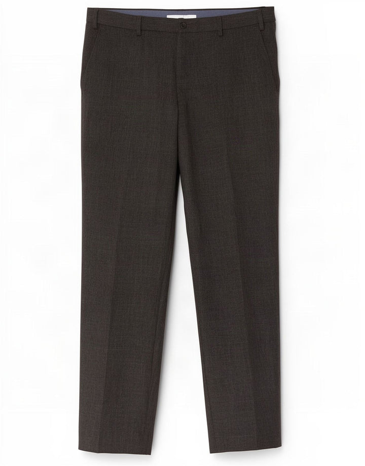 Marks & Spencer Herren-Anzughose, gerade, normal, W38, L31, grau, Polyester