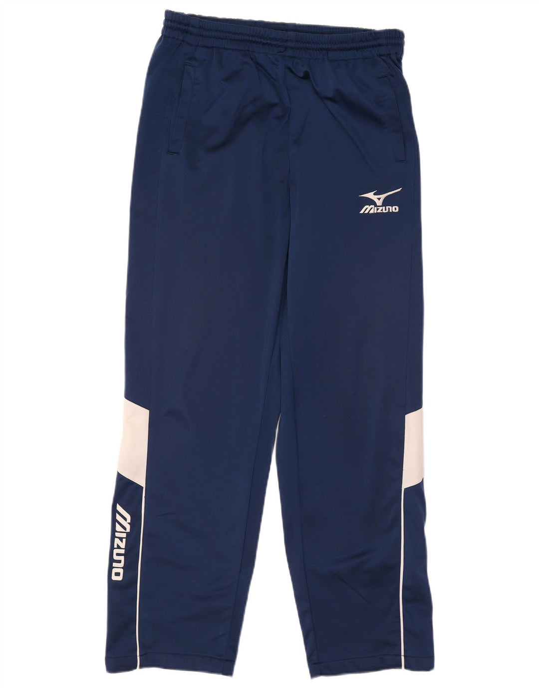 Mizuno Herren-Trainingshose mit Grafik, groß, Marineblau, Farbblock