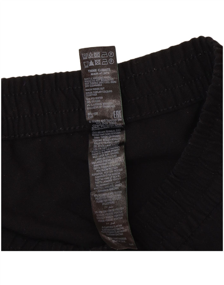 Marks & Spencer Damen-Trainingshose, UK 14, Mittelschwarz, Polyester