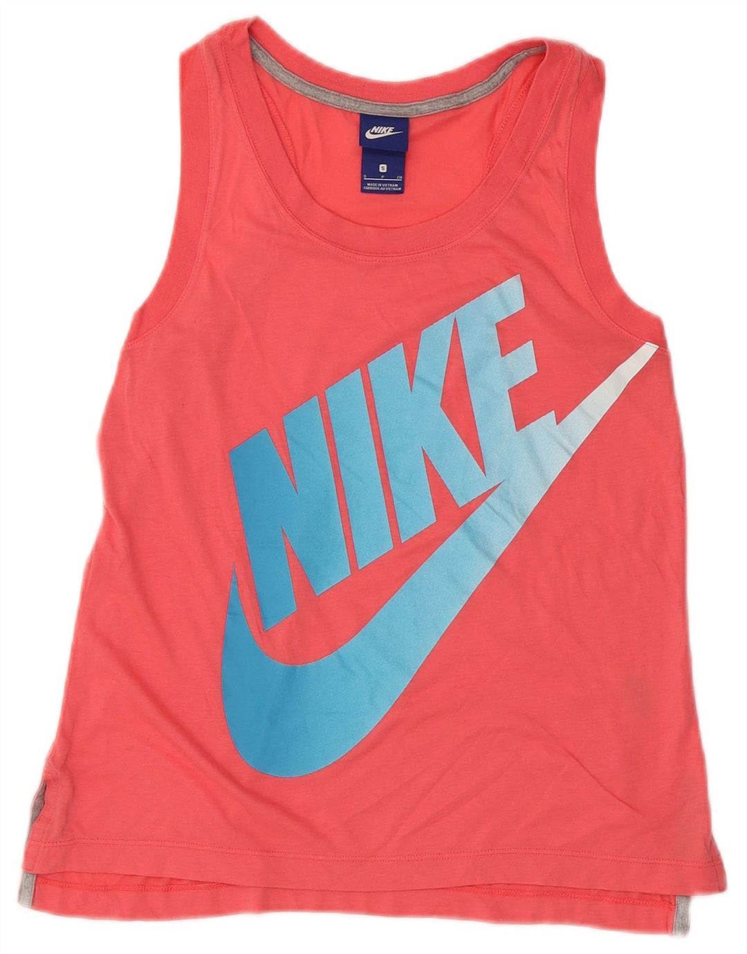 NIKE Womens Graphic Vest Top UK 10 Small Rosa Polyester