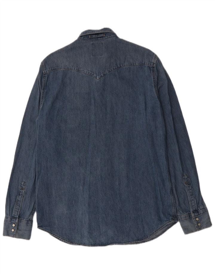 Levi's Herren-Jeanshemd, große blaue Baumwolle