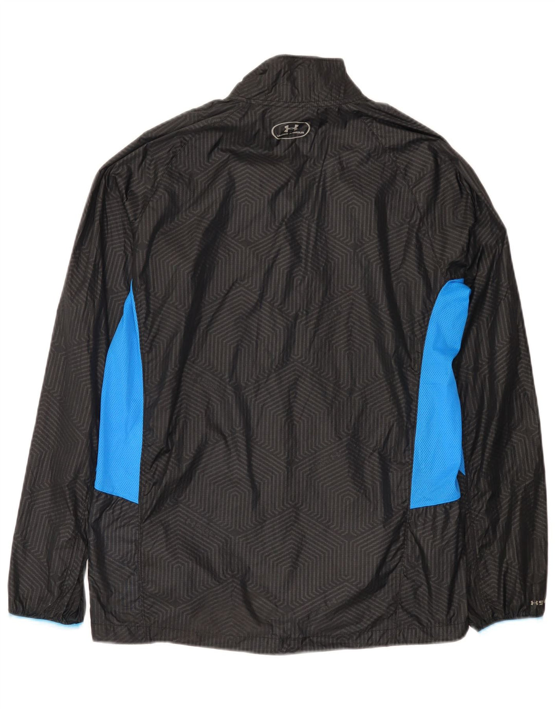 Under Armour Herren-Regenjacke UK 38 Mittelschwarzes Colourblock-Nylon