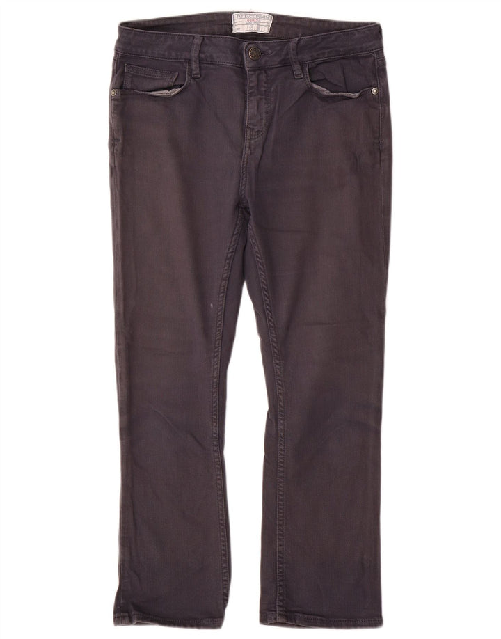 Fat Face Damen-Cropped-Jeans, UK 10, Größe S, W28, L23, Grau, Baumwolle