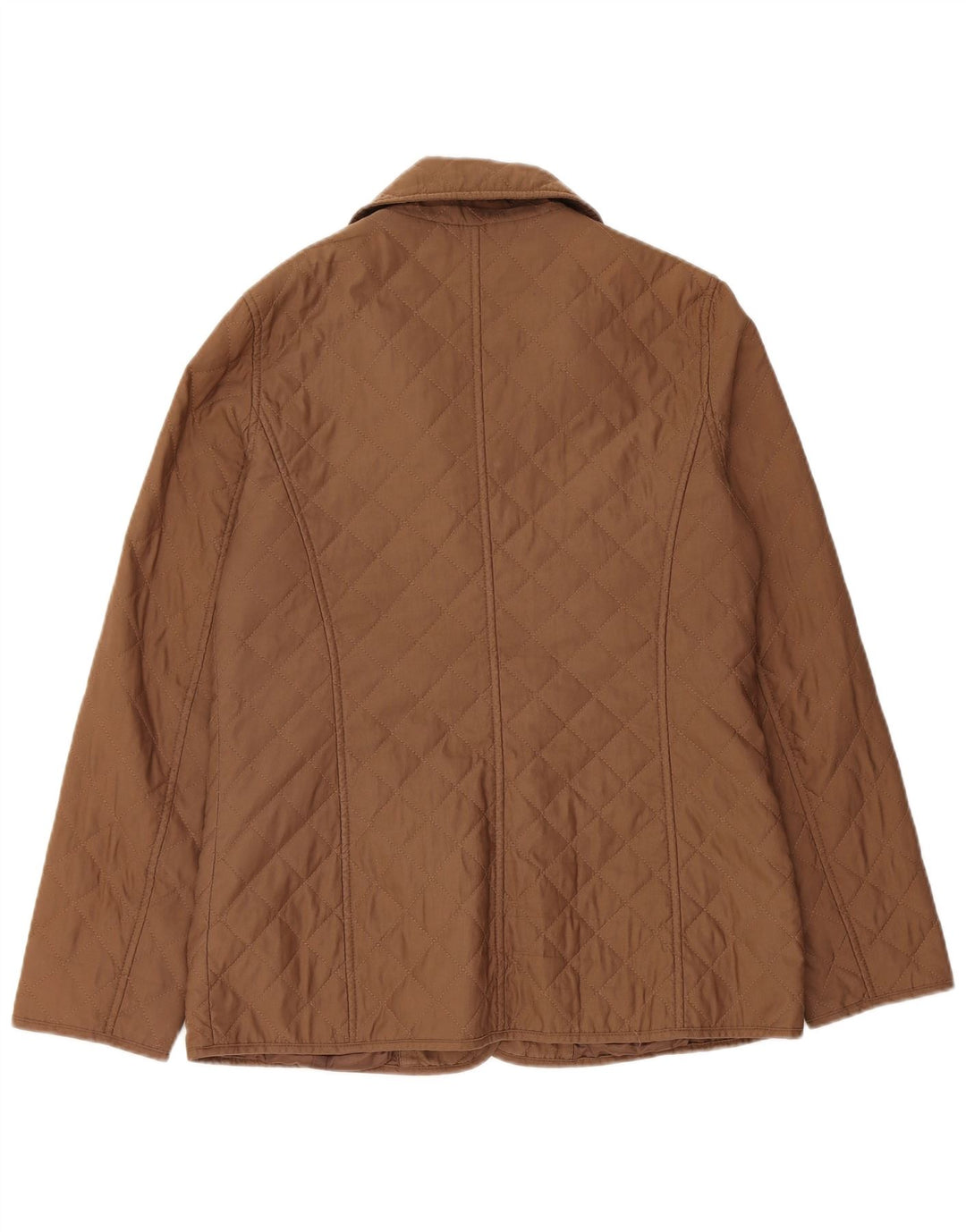 Michael Kors Damen Steppjacke UK 14 Mittelbraunes Polyester