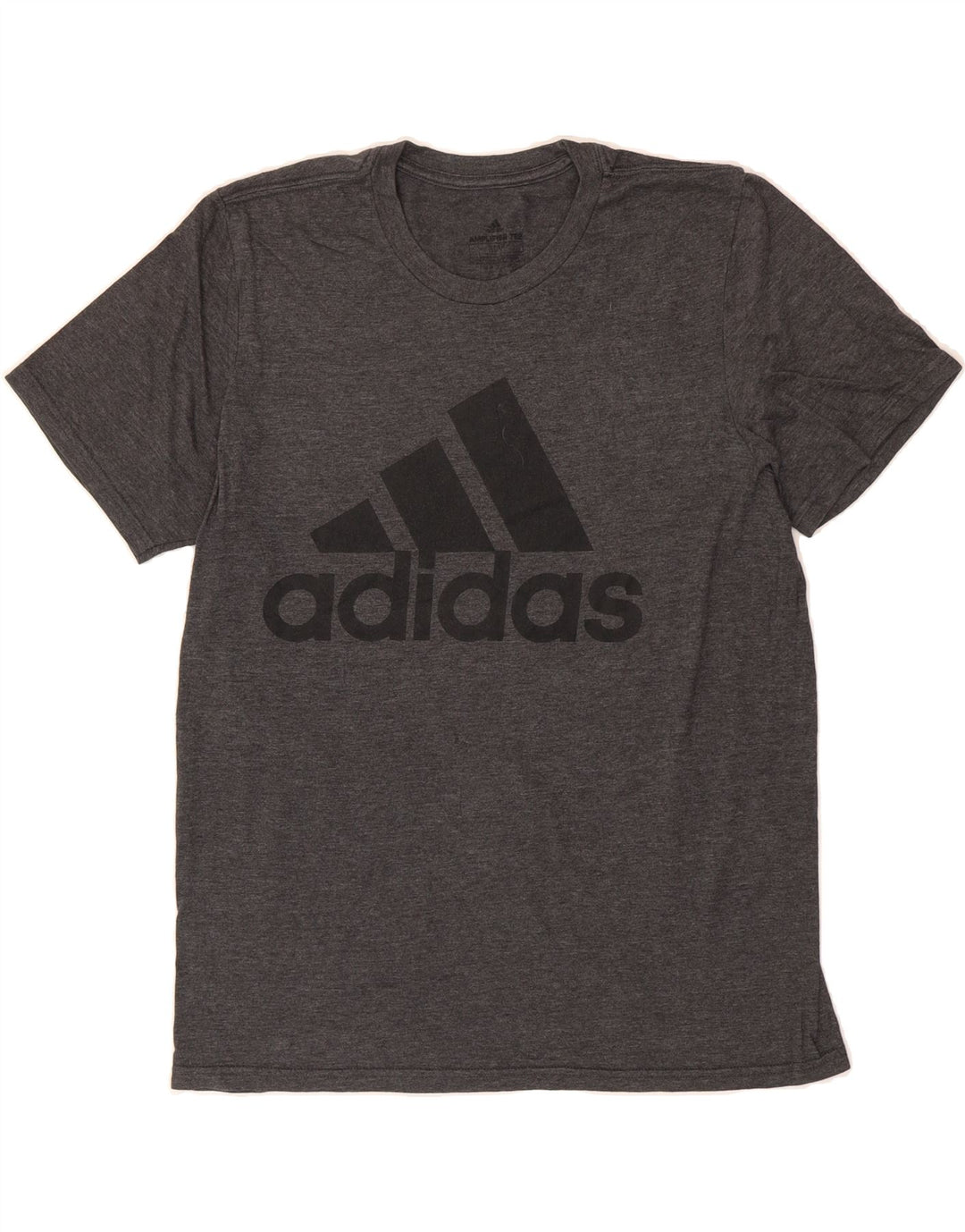 ADIDAS Mens Graphic T-Shirt Top Medium Grey Vintage Adidas and Second-Hand Adidas from Messina Hembry 