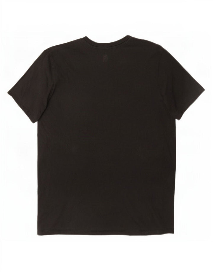 Lee Herren-T-Shirt mit normaler Passform, XL, schwarze Baumwolle