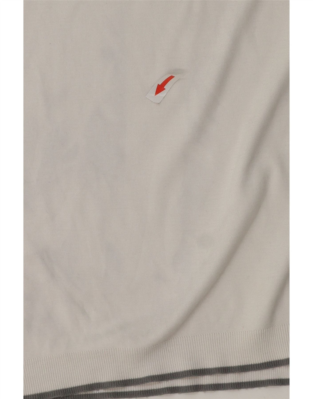 Ted Baker Herren-Poloshirt, Größe 5 XL, weiße Baumwolle