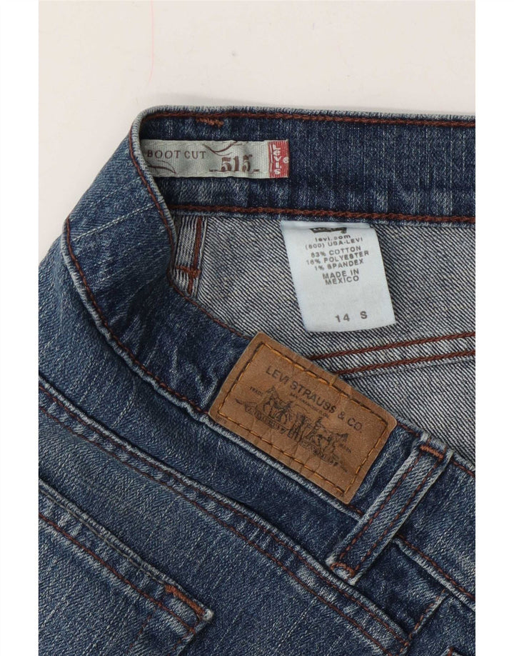 Levi's Damen 515 Bootcut Jeans US 14 XL W36 L30 Blaue Baumwolle