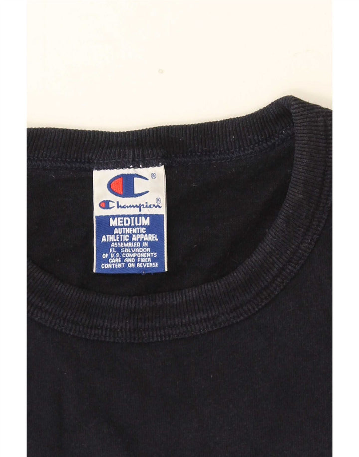 Champion Herren-T-Shirt mit Grafik, mittlere Marineblau-Baumwolle
