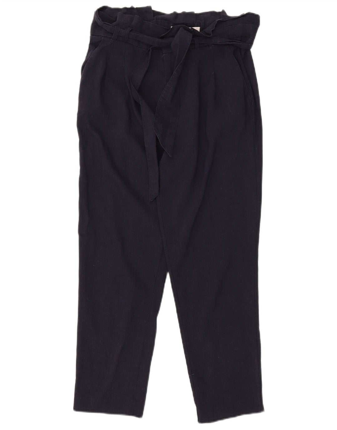 Zara Damen Pegged Chino-Hose, Größe S, W26, L25, Marineblau