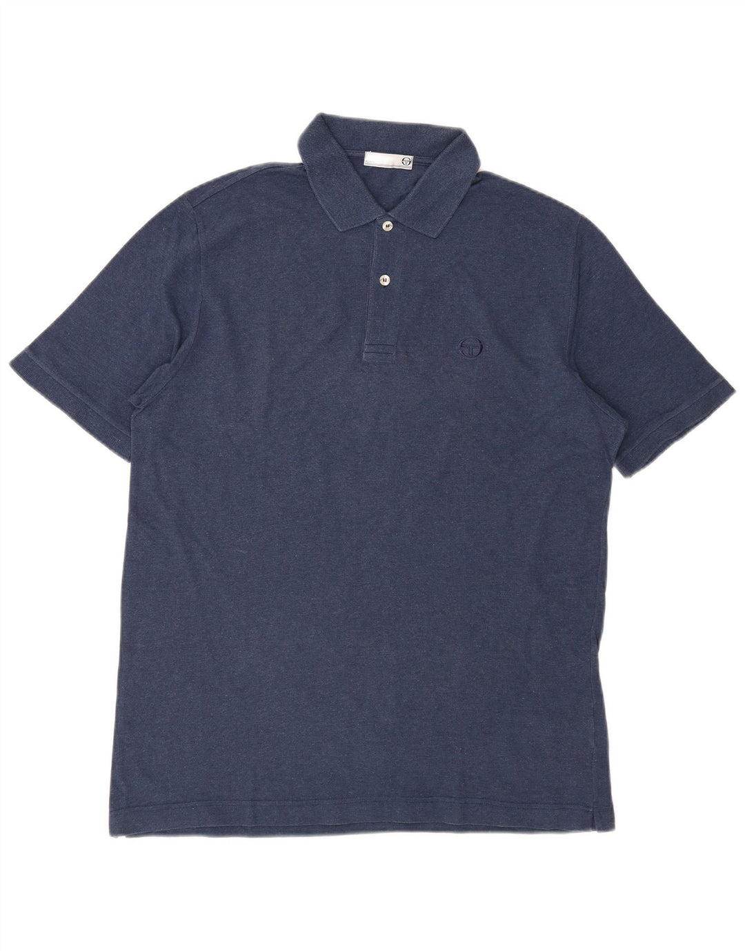 Sergio Tacchini Herren Milano Poloshirt IT 52 Large Marineblau