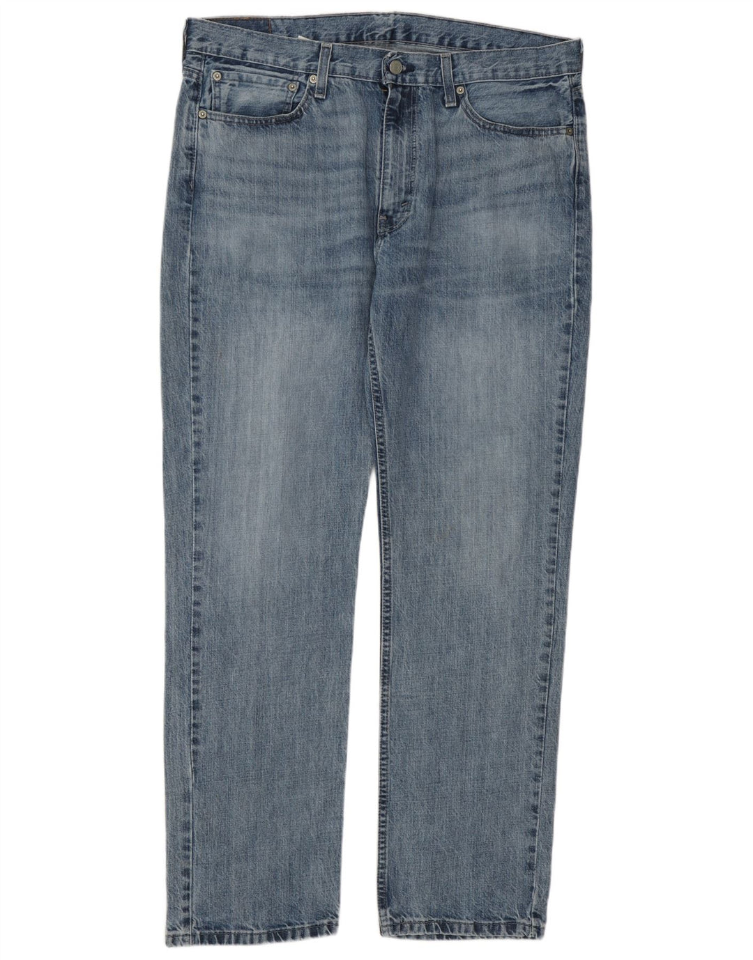 Levi's Herren Straight Jeans W36 L32 Blaue Baumwolle