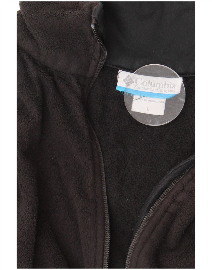 COLUMBIA Damen Fleecejacke UK 16 Large Schwarz