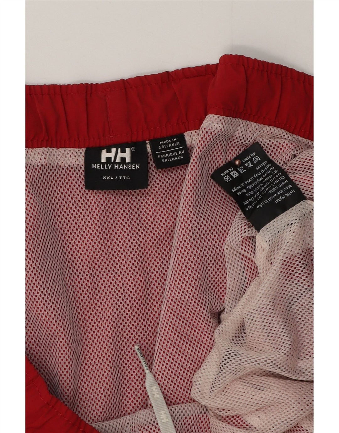 HELLY HANSEN Herren Badeshorts 2XL Rotes Nylon