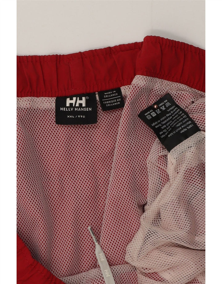 HELLY HANSEN Herren Badeshorts 2XL Rotes Nylon