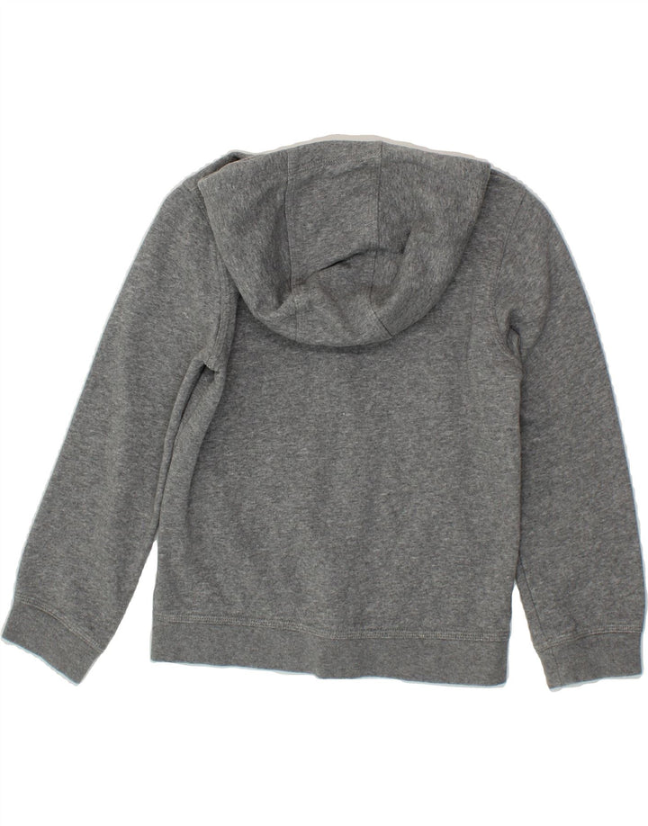 NIKE Boys Zip Hoodie Sweater 8-9 Years Small Grey Cotton Vintage Nike and Second-Hand Nike from Messina Hembry 