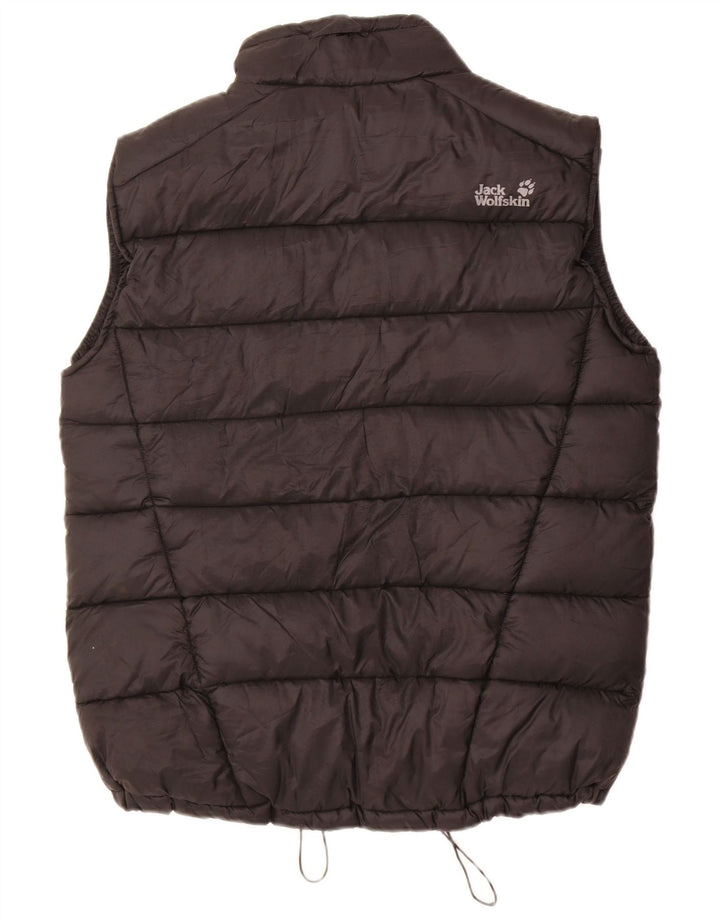 Jack Wolfskin Herren Wattierte Weste UK 40/42 Large Schwarz Polyester