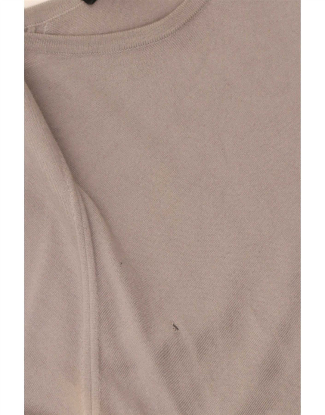 Gucci Damen-Pullover mit U-Boot-Ausschnitt, UK 12, mittelgraue Wolle