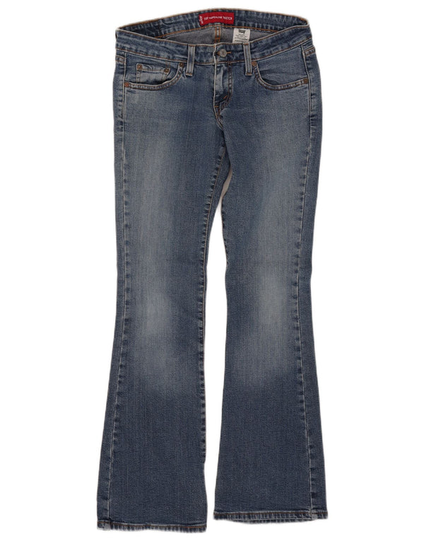 Levi's Damen 524 Super Low Bootcut Jeans Medium W30 L30 Blaue Baumwolle